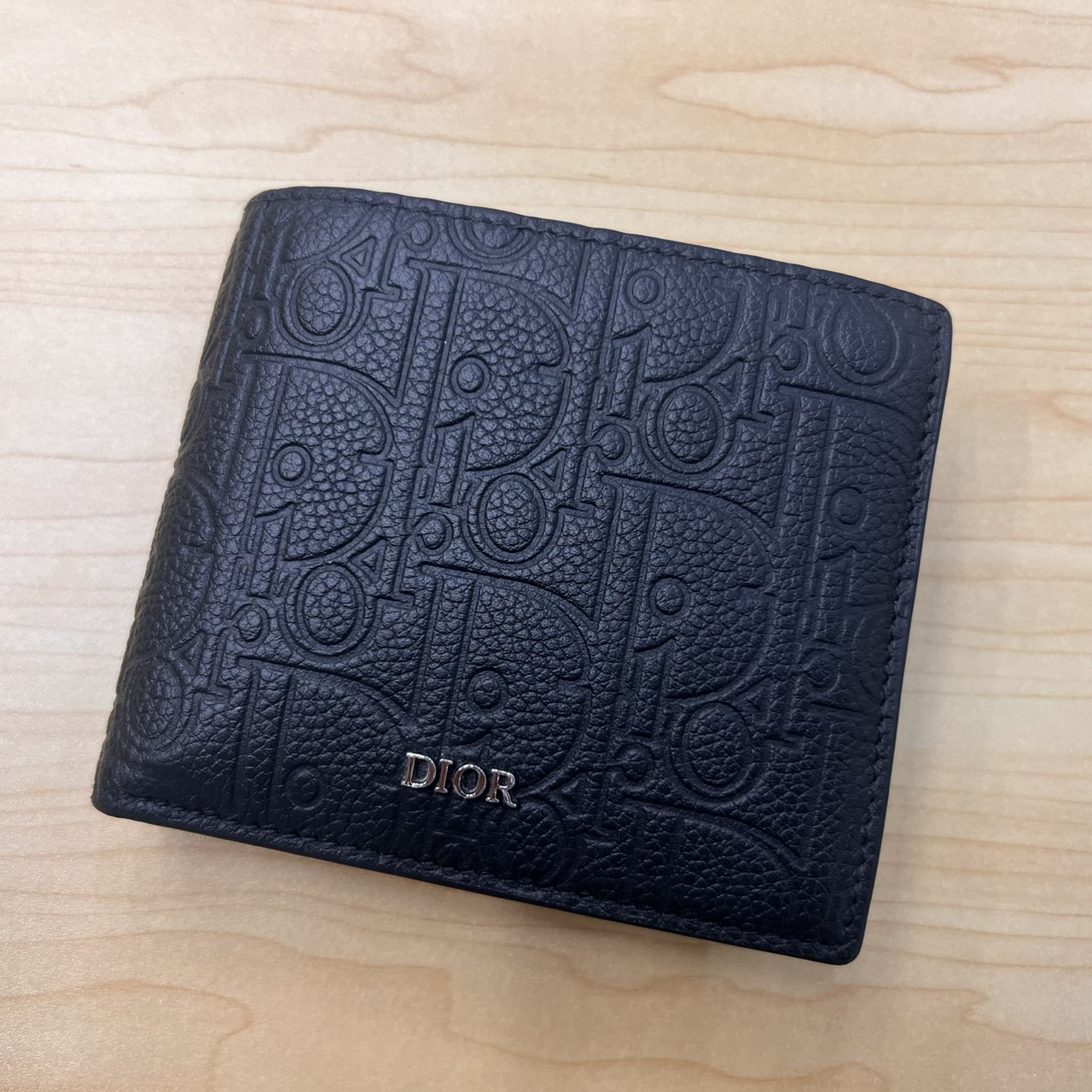 DIOR ディオール ブラック 二つ折り財布の買取実績