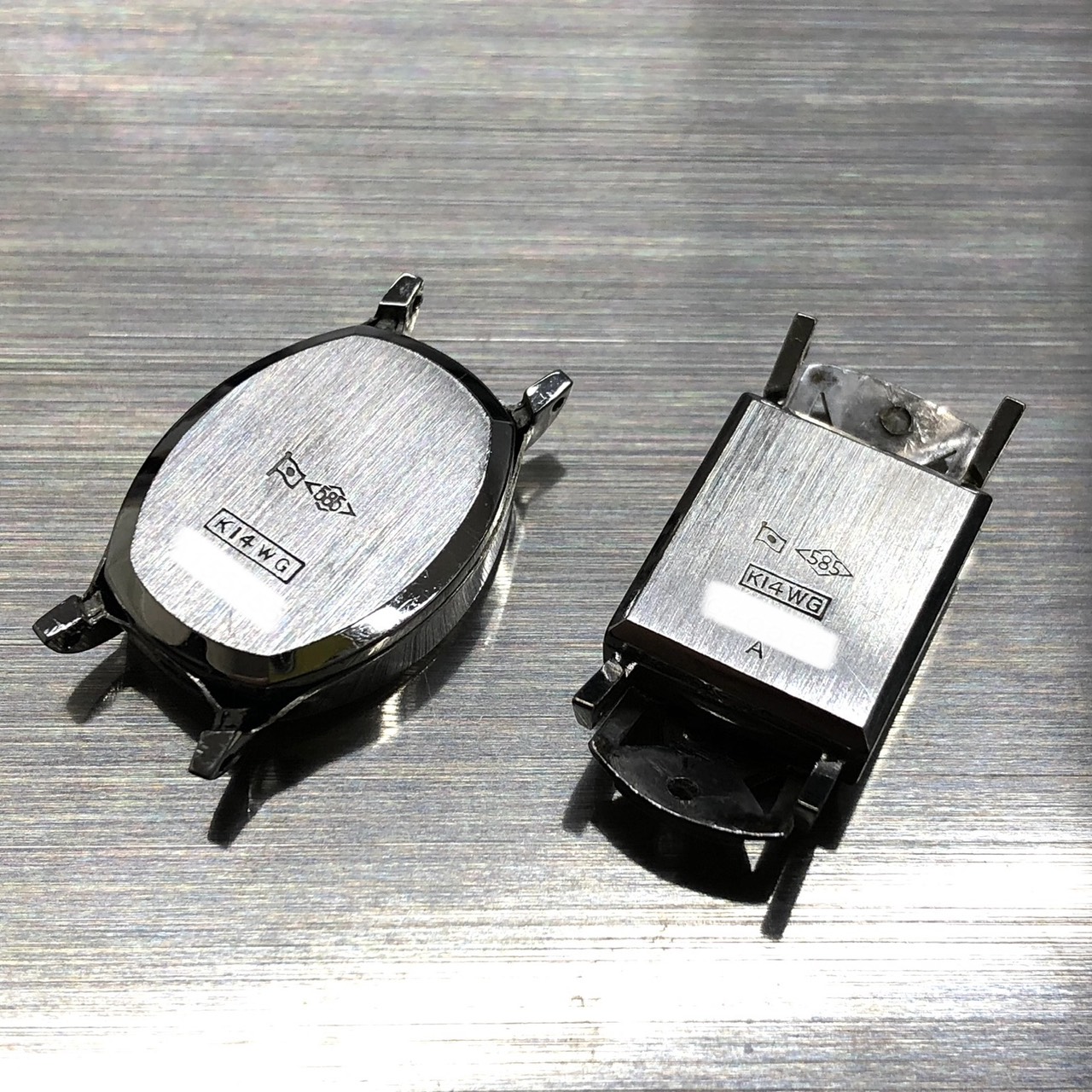 貴金属 K14WG 585刻印 ホワイトゴールド 無垢時計の買取実績