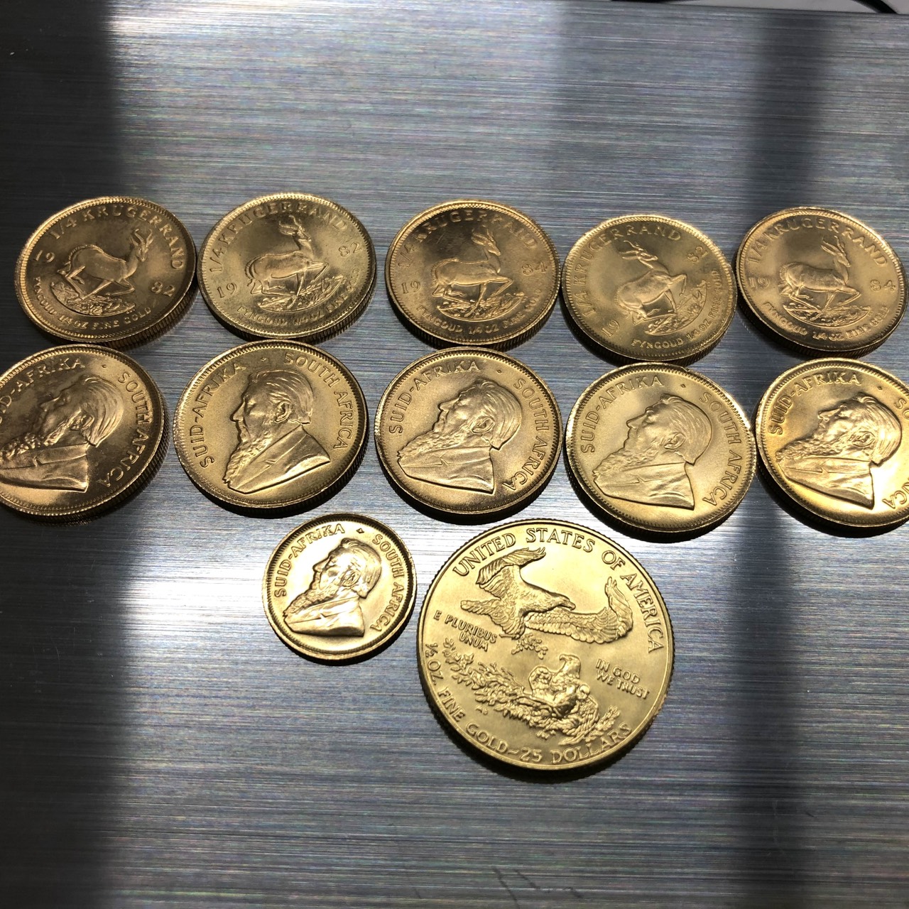 クルーガーランド金貨・外国金貨まとめの買取実績