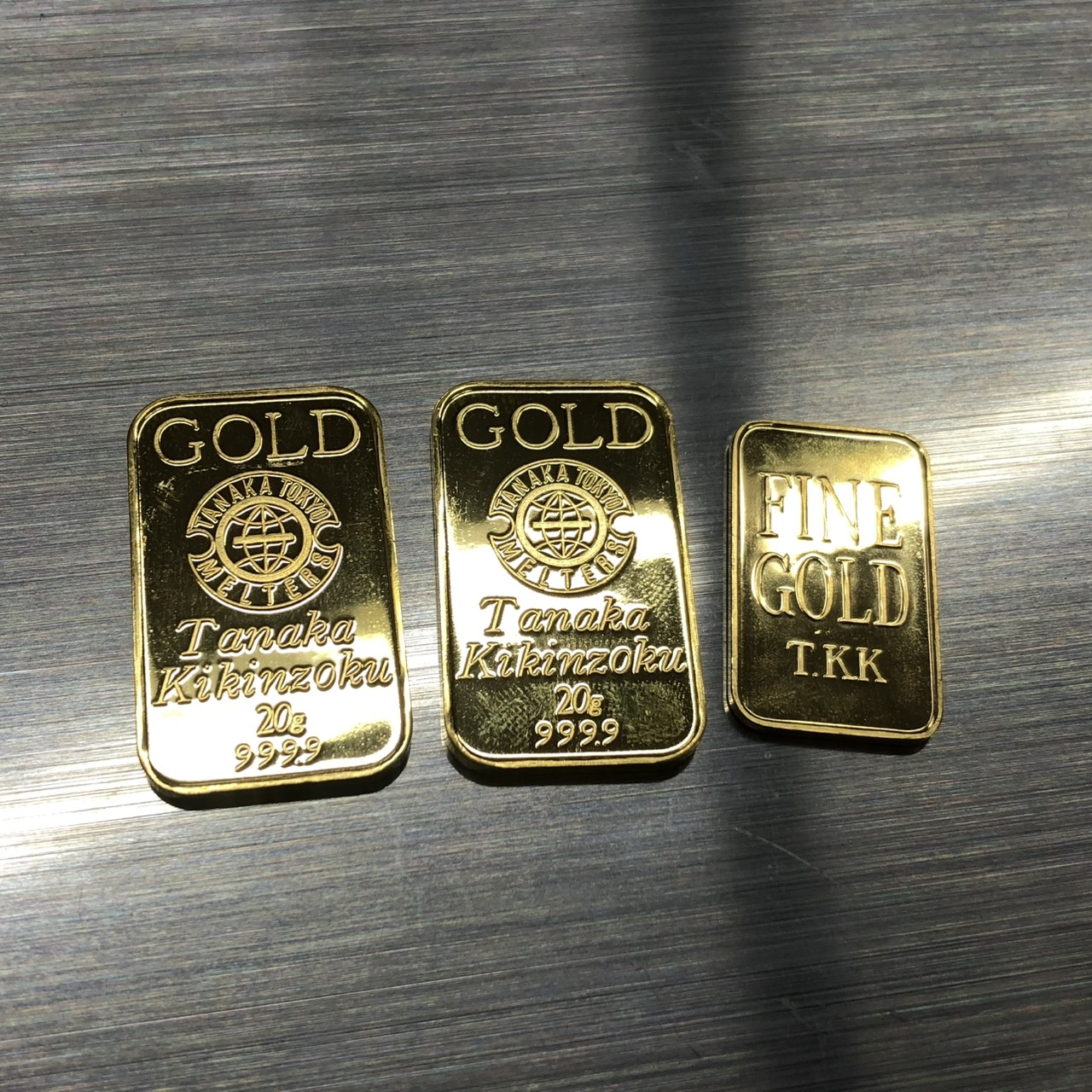 純金インゴット・金地金まとめの買取実績