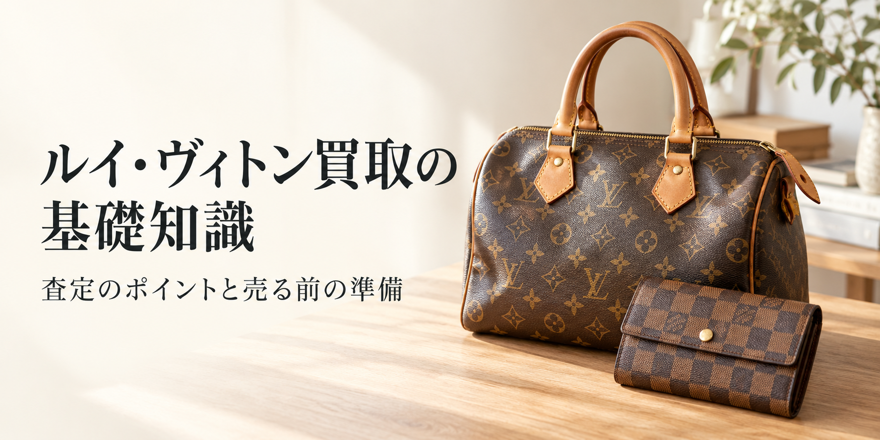 ルイ・ヴィトンの買取を考えたら｜バッグ・財布の査定ポイントと売る前の準備