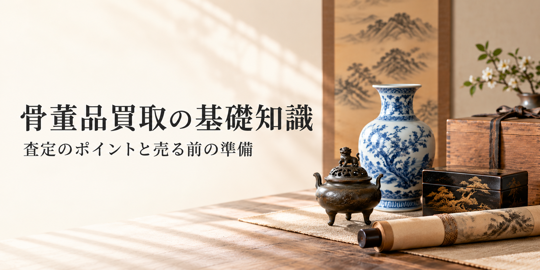 骨董品の買取を考えたら｜査定のポイントと売る前に知っておきたいこと