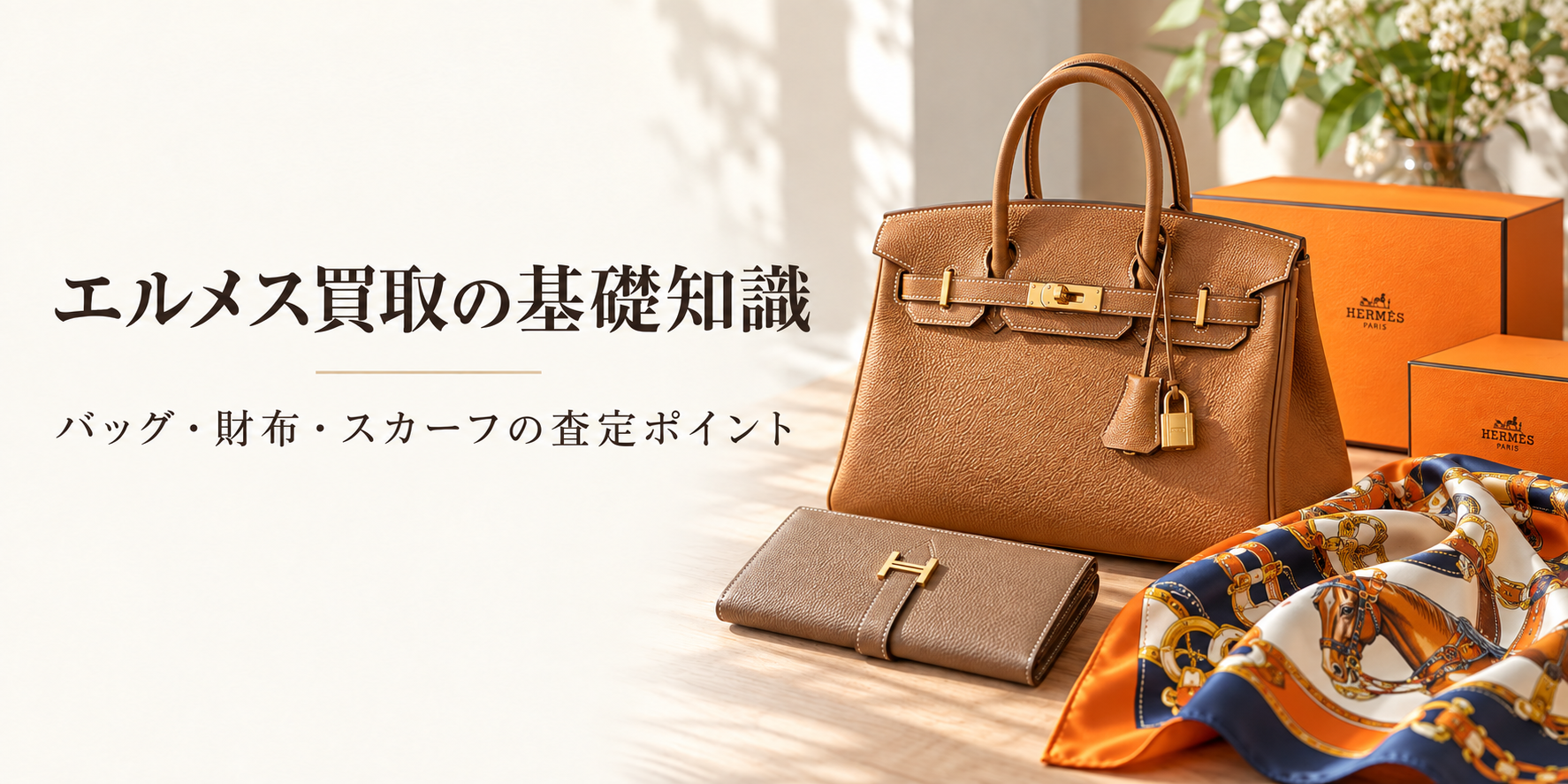 エルメスの買取を考えたら｜バッグ・財布・スカーフの査定ポイントと売る前の準備